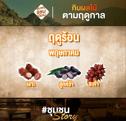 กินผลไม้ตามฤดูกาล